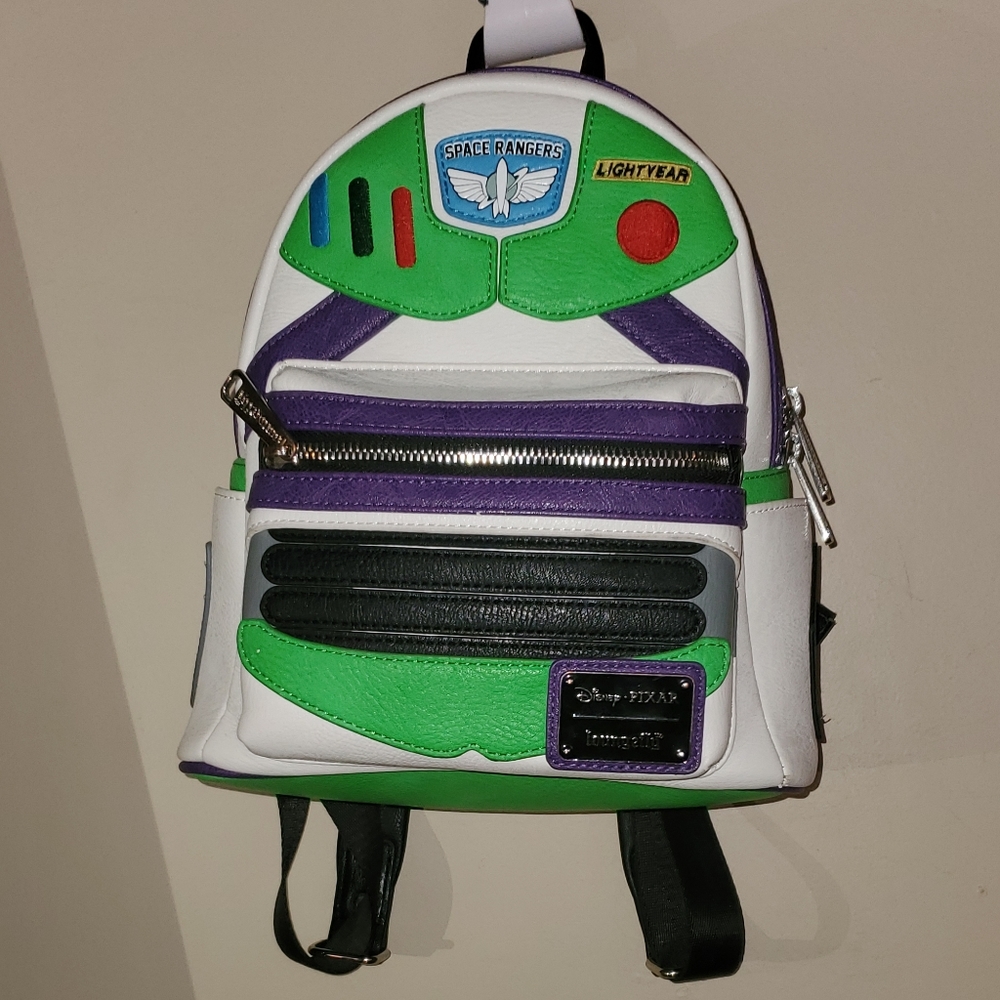 Buzz Lightyear Loungefly Backback with Alien Lining